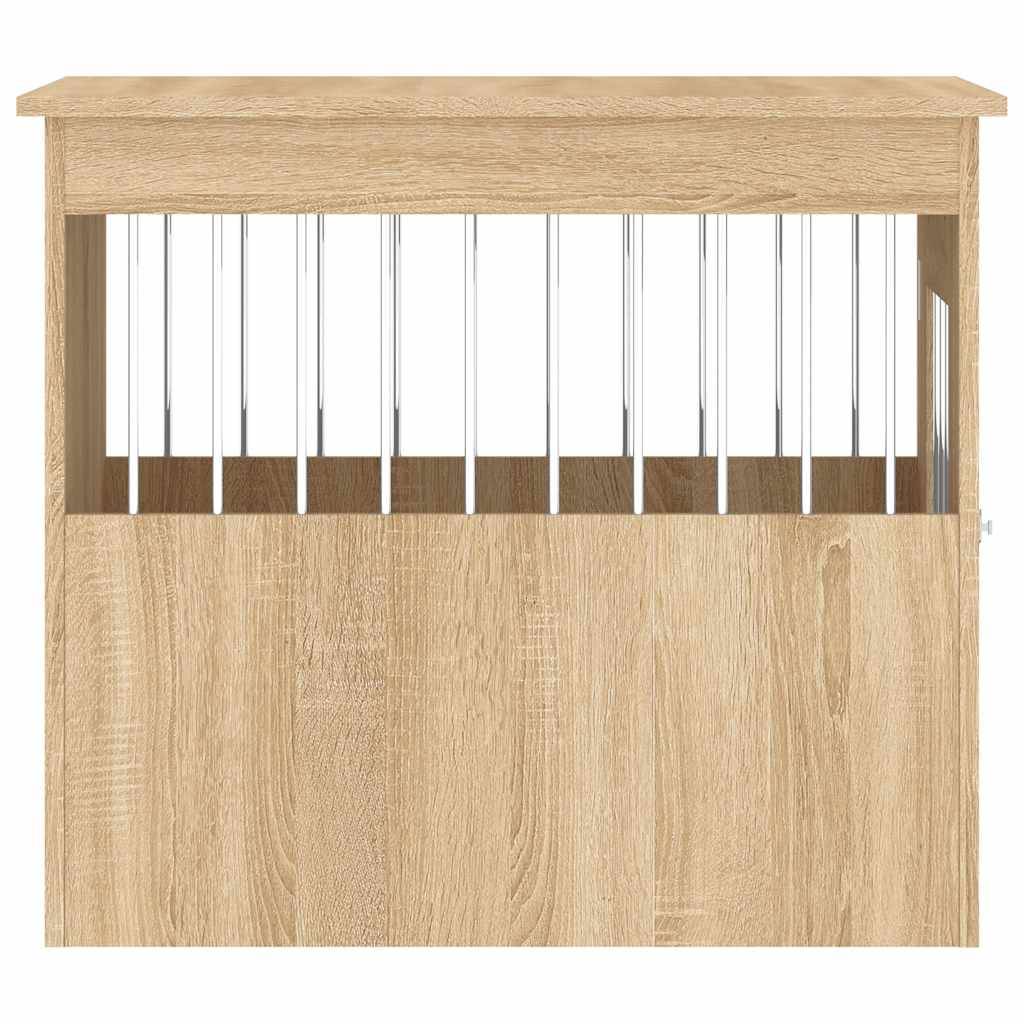 Niche plastique bois et acier marron 55 x 75 x 65 cm - Prolenta premium p361.0 - Image 8