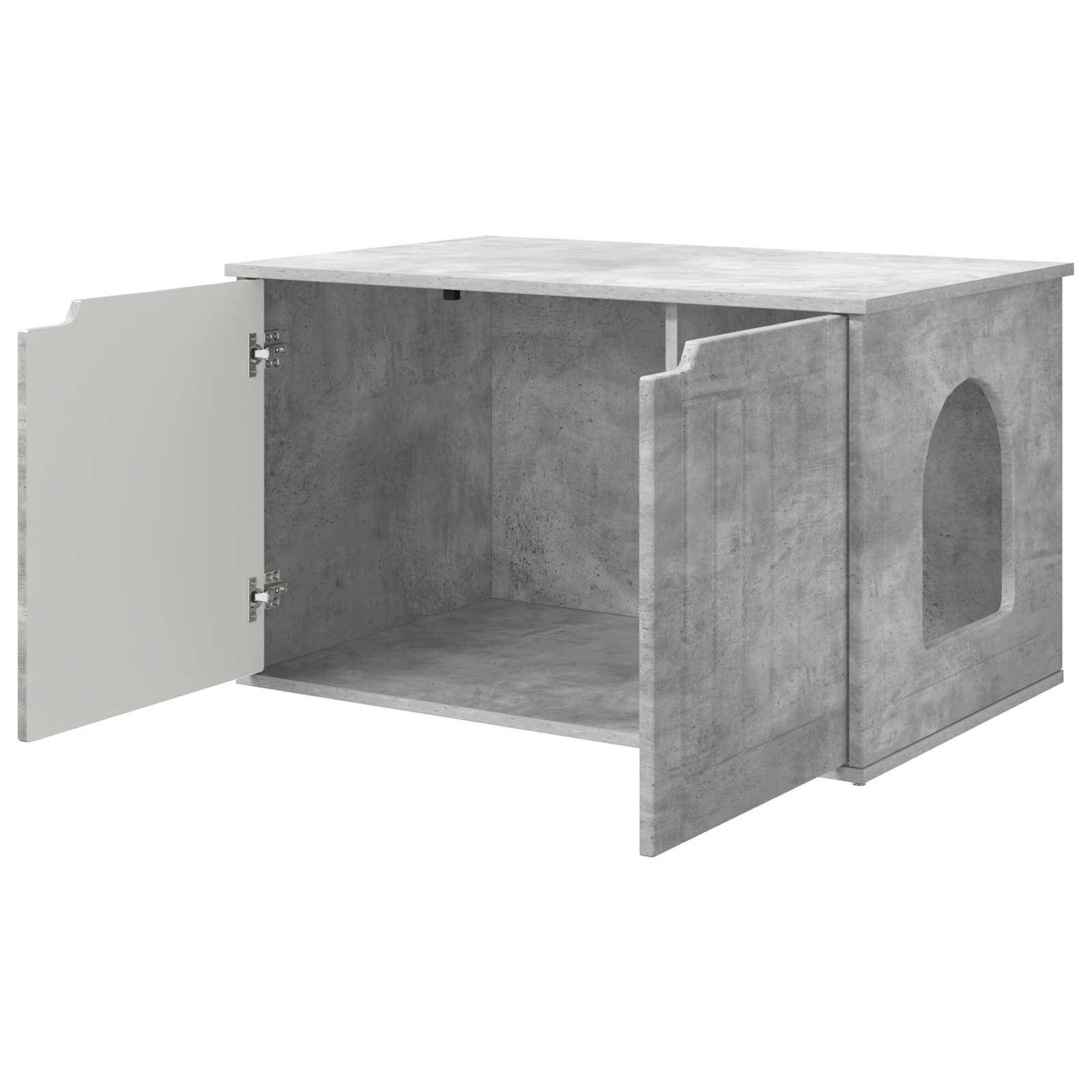 Chatiere bois gris  85 x 55 x 50,5 cm  - Prolenta premium p367.9 - Image 5