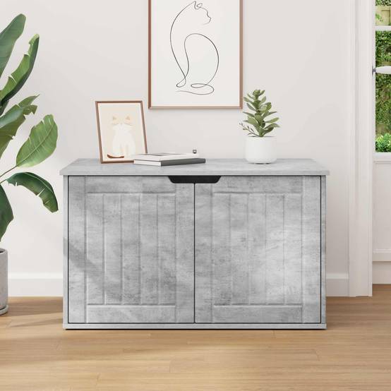 Chatiere bois gris 85 x 55 x 50,5 cm - Prolenta premium p367.9 - Image 4
