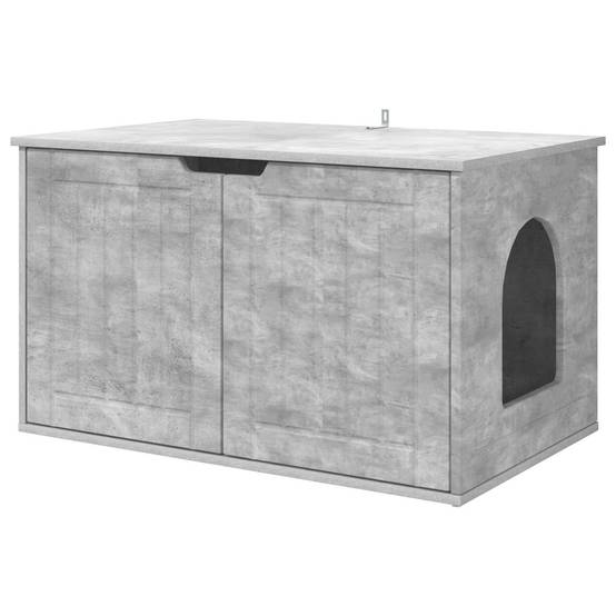 Chatiere bois gris 85 x 55 x 50,5 cm - Prolenta premium p367.9 - Image 1