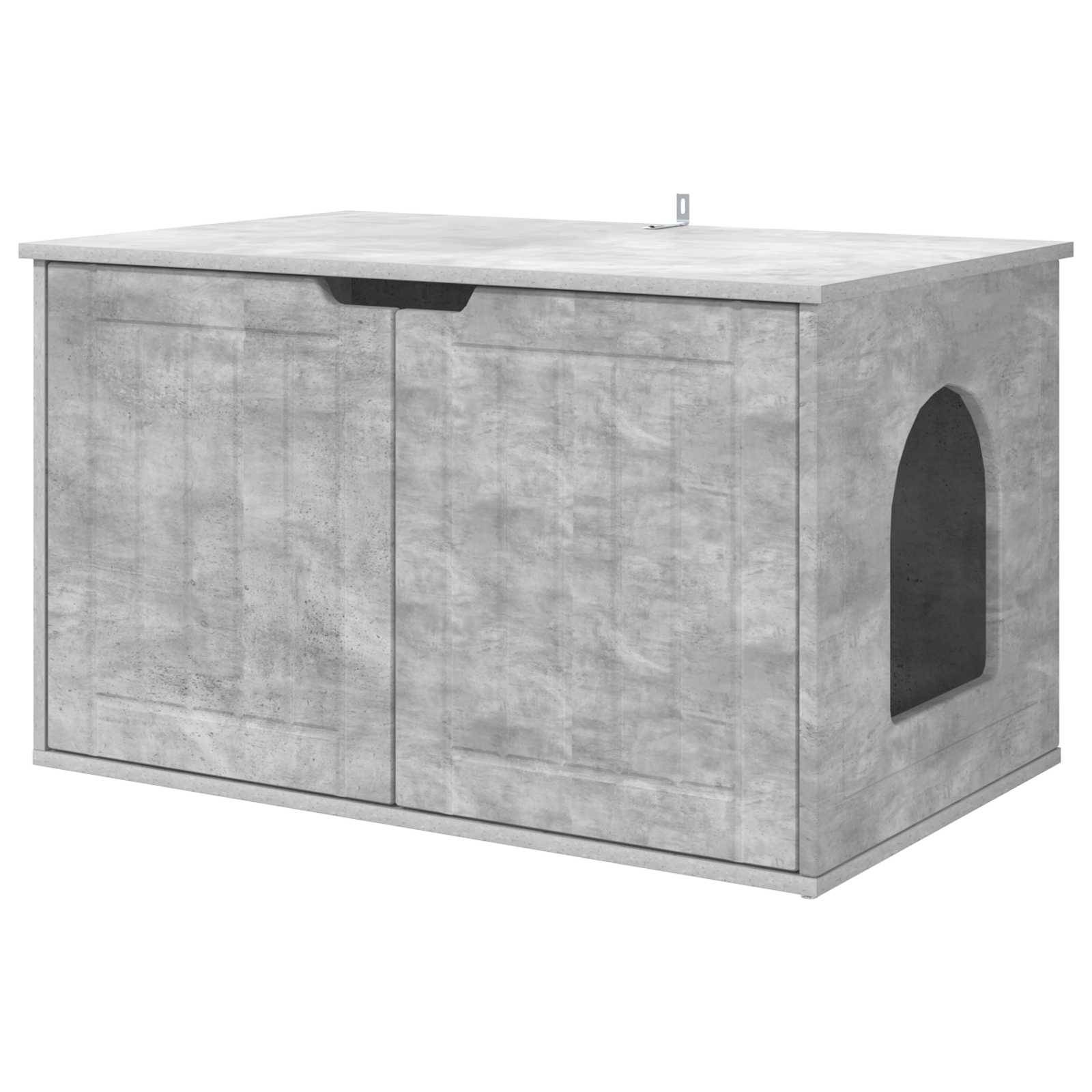 Chatiere bois gris  85 x 55 x 50,5 cm  - Prolenta premium p367.9 - Image 1