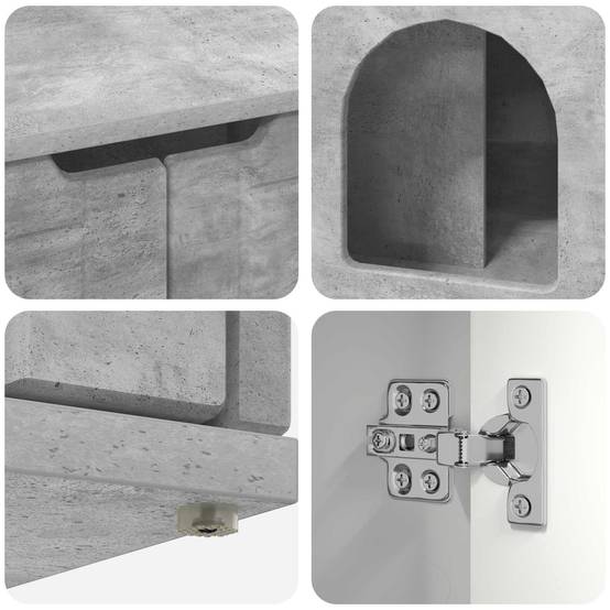 Chatiere bois gris 85 x 55 x 50,5 cm - Prolenta premium p367.9 - Image 10