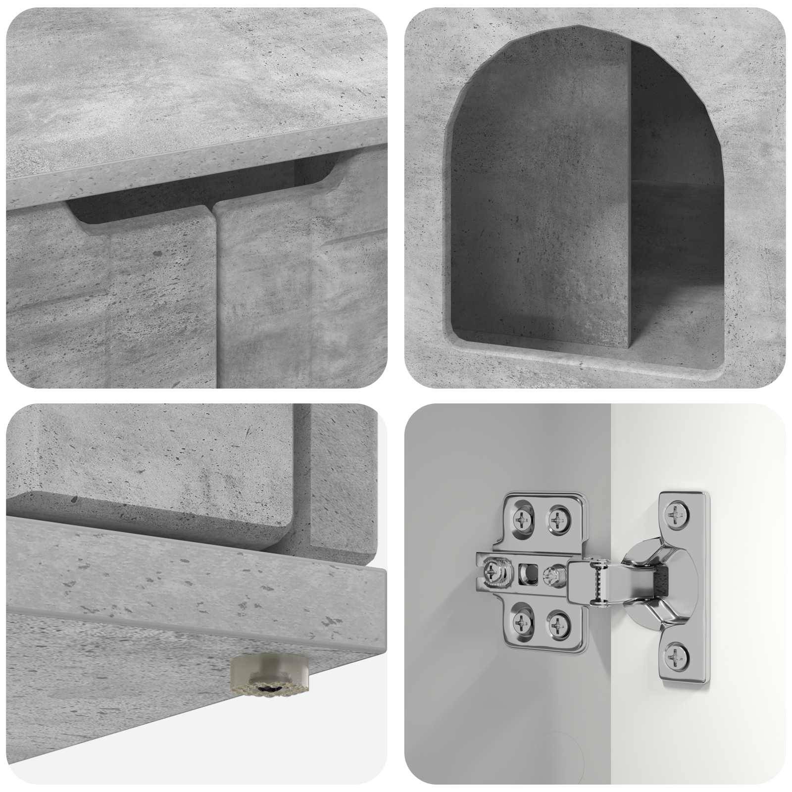 Chatiere bois gris  85 x 55 x 50,5 cm  - Prolenta premium p367.9 - Image 10