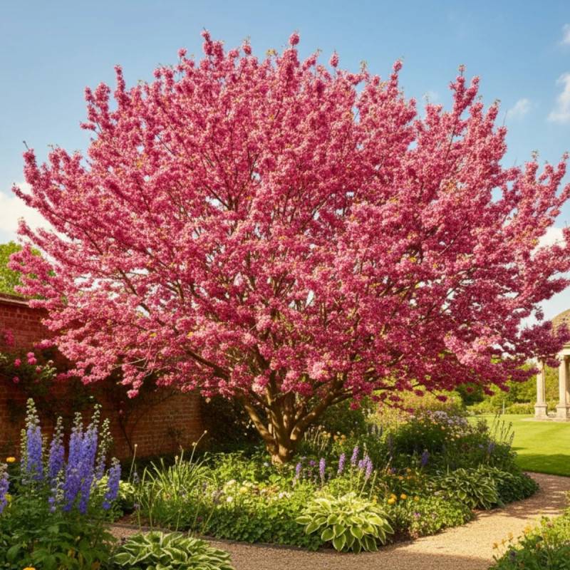 Cercis du Canada Appalachian Red, Arbre de Judée, Gainier du Canada à fleurs Rouge/ - feuillage Caduc - Pot de 15L - Baliveau - Image 2