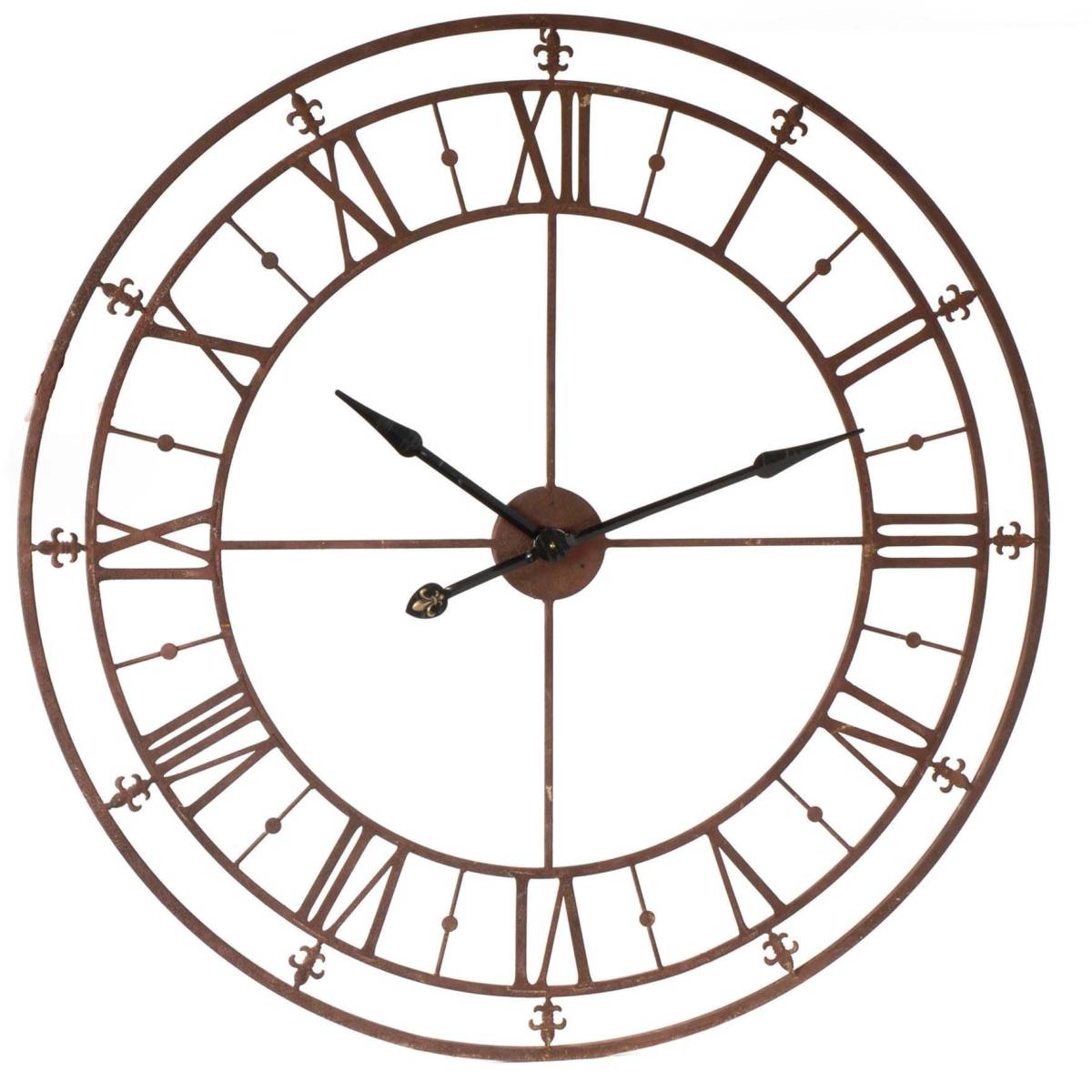 Antic Line Creations - Horloge d'usine 102cm