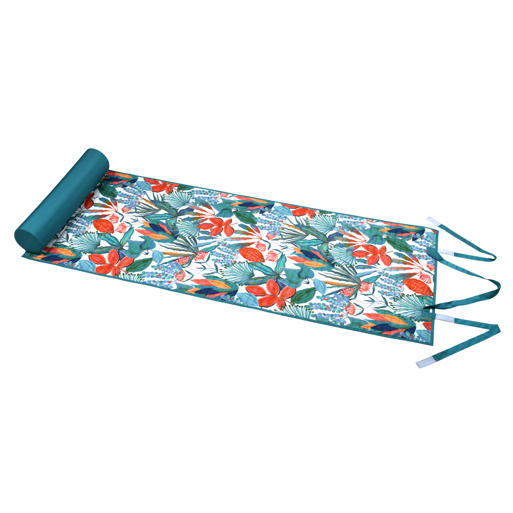 Lovely Casa - Matelas extérieur de plage à motif exotique - LOVELY CASA - Polyester - Vert - Imagen 1