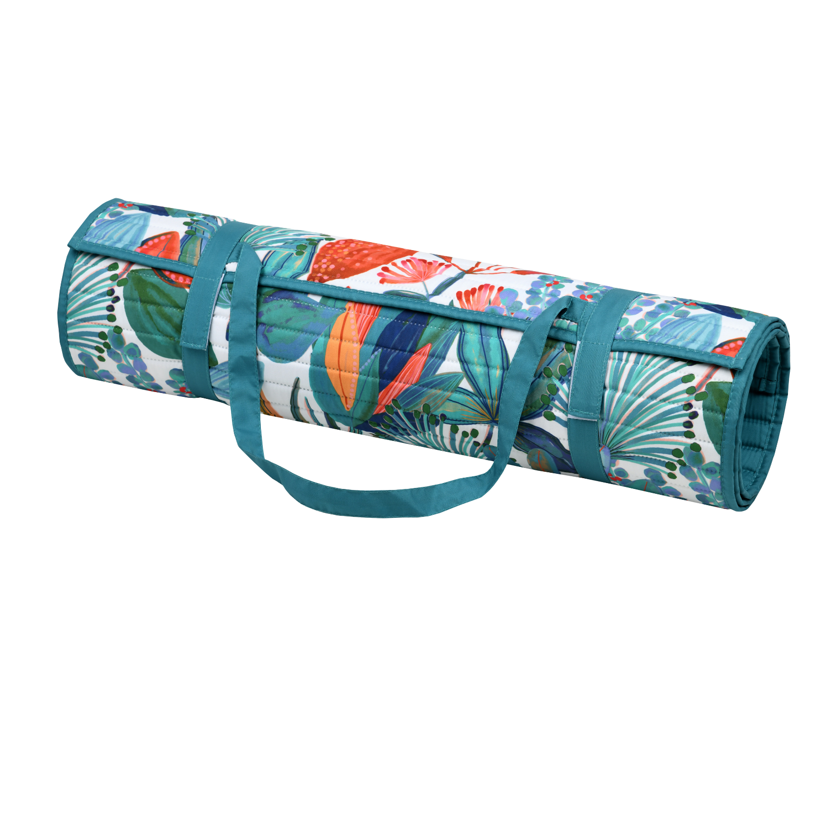 Lovely Casa - Matelas extérieur de plage à motif exotique - LOVELY CASA - Polyester - Vert - Imagen 2