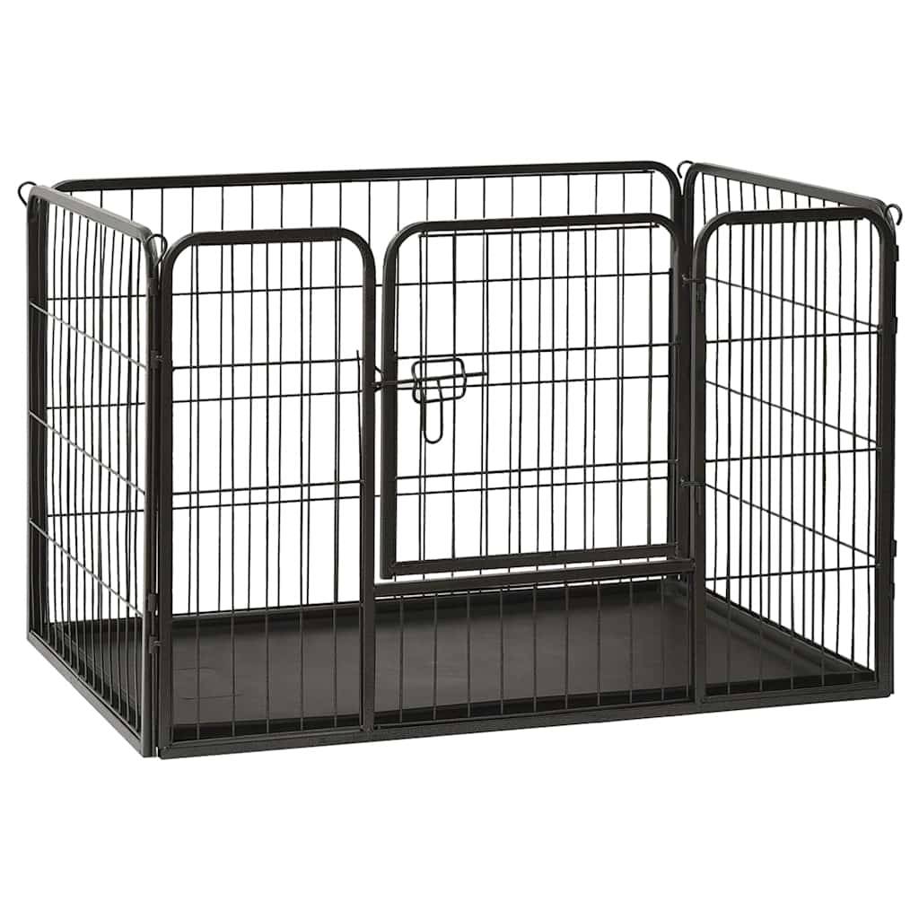 Vidaxl - Parc pour chiots Acier 91,5x59x61 cm vidaXL 170575 - Imagen 1