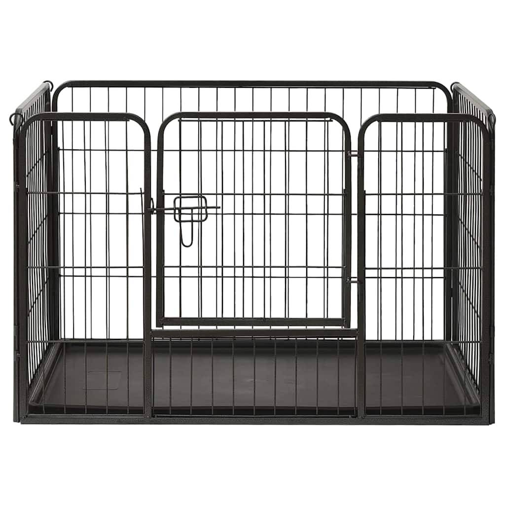 Vidaxl - Parc pour chiots Acier 91,5x59x61 cm vidaXL 170575 - Imagen 2