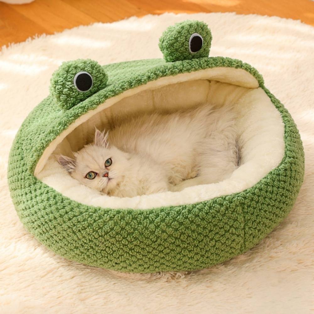 IntiMeg - Lit semi-fermé pour chat en forme de grenouille IntiMeg - Image 4