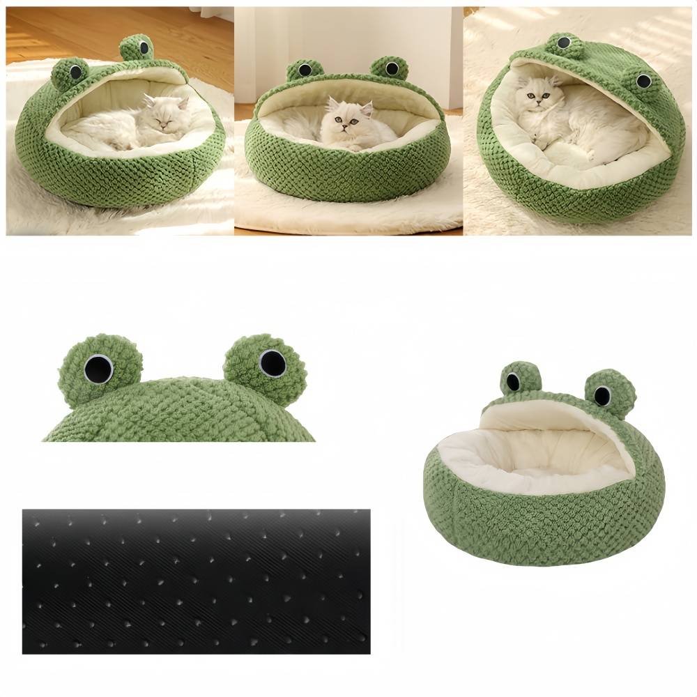IntiMeg - Lit semi-fermé pour chat en forme de grenouille IntiMeg - Image 6