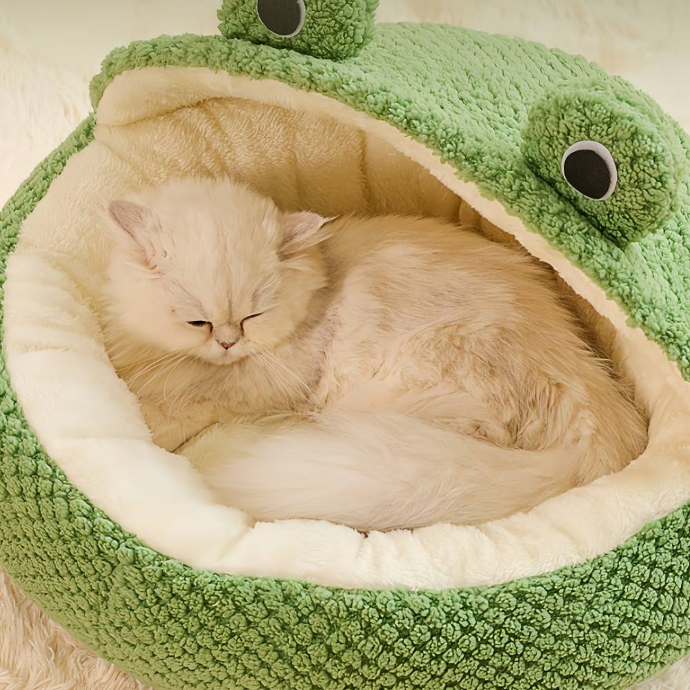 IntiMeg - Lit semi-fermé pour chat en forme de grenouille IntiMeg - Image 7