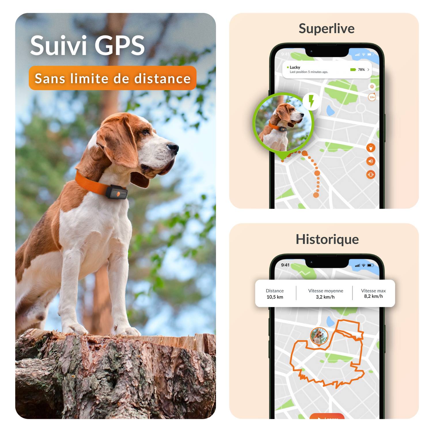 Weenect - Weenect XS - collier gps pour chien ( black edition) - Image 3