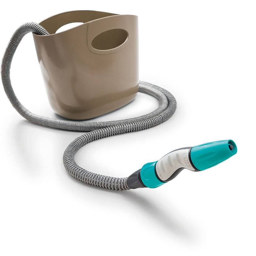 Nortene - Kit de tuyau extensible Aquapop 15 m gris
