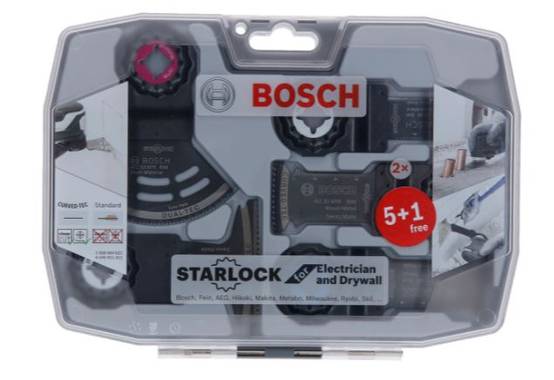 Bosch - Coffret Starlock 6 lames pour électricien et plaquiste bois/metal - BOSCH - 2608664622 - Image 2