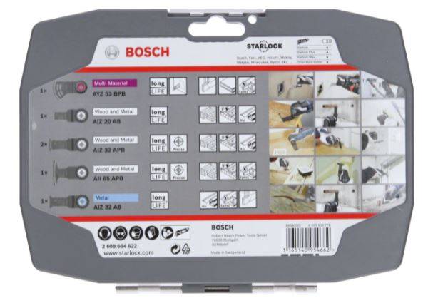Bosch - Coffret Starlock 6 lames pour électricien et plaquiste bois/metal - BOSCH - 2608664622 - Image 3