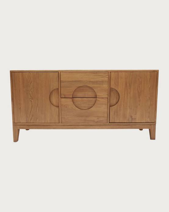 Kyoto - Buffet vintage en teck massif 165 cm - UNIQKA - Imagen 1