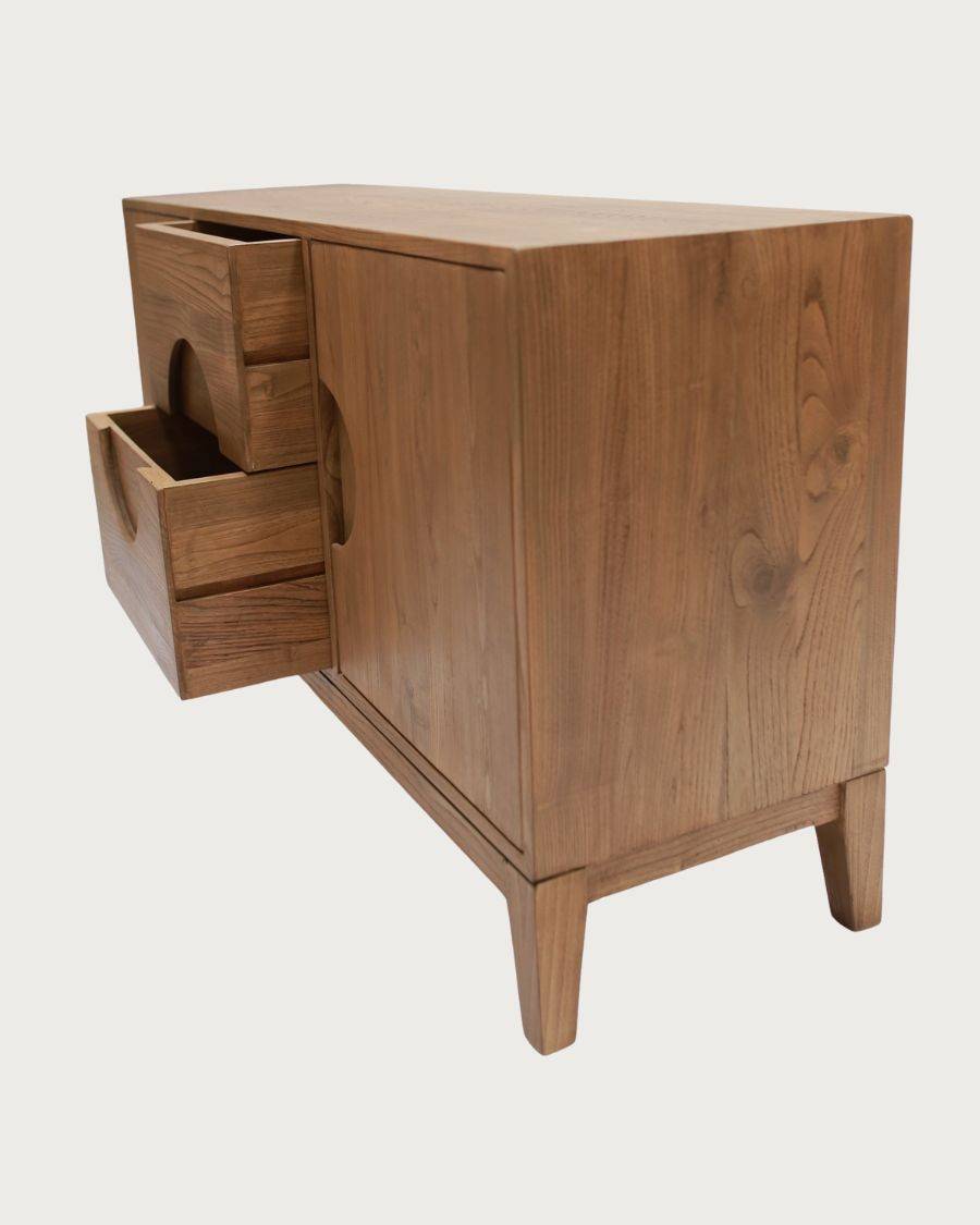 Kyoto - Buffet vintage en teck massif 165 cm - UNIQKA - Imagen 6