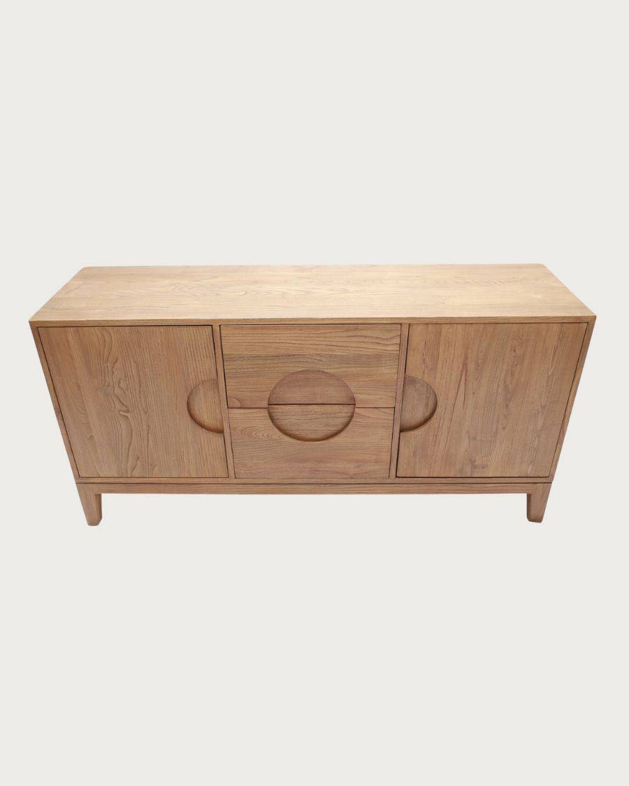 Kyoto - Buffet vintage en teck massif 165 cm - UNIQKA - Imagen 3