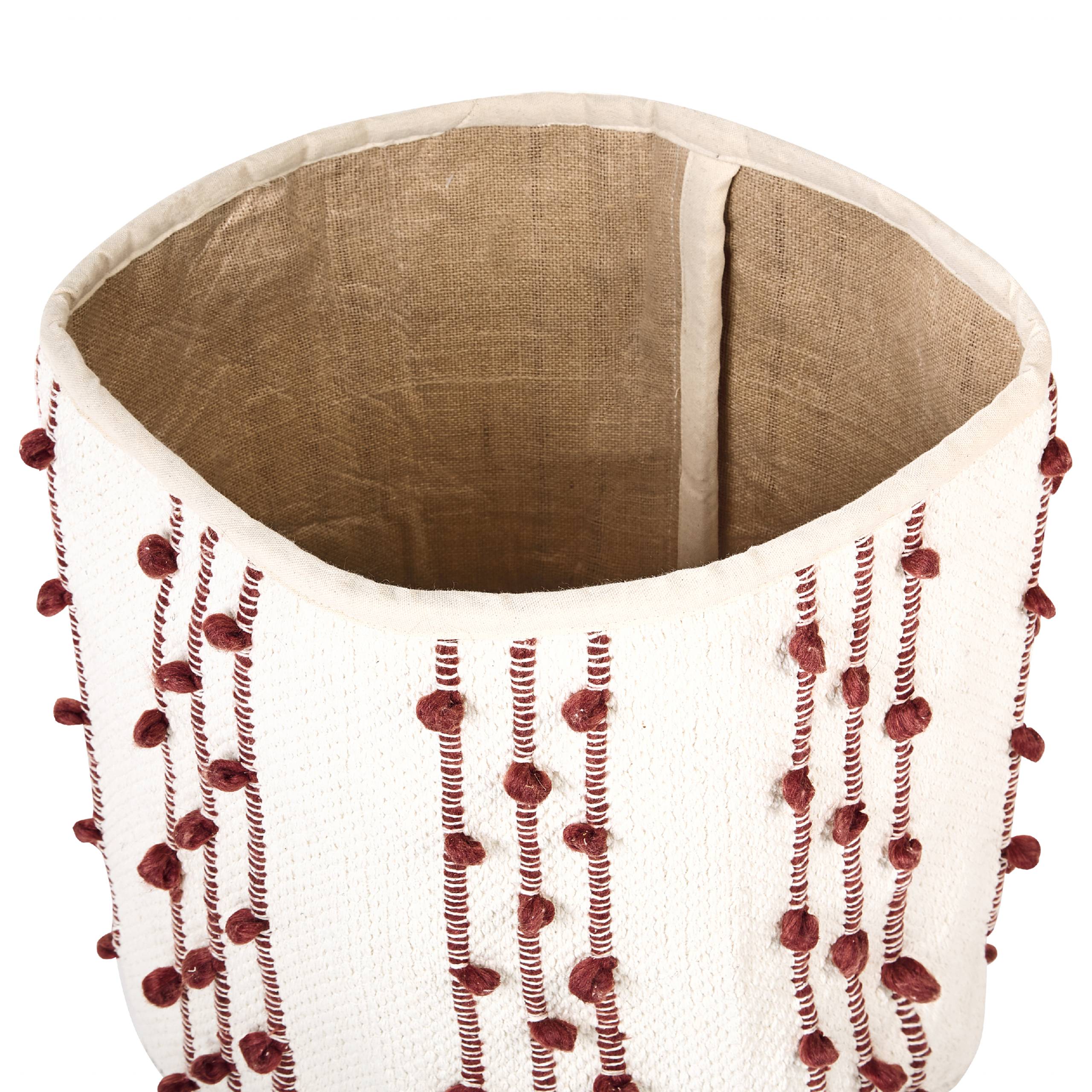 Beliani - Corbeille Coton Beige KHEL - Beliani - Imagen 6