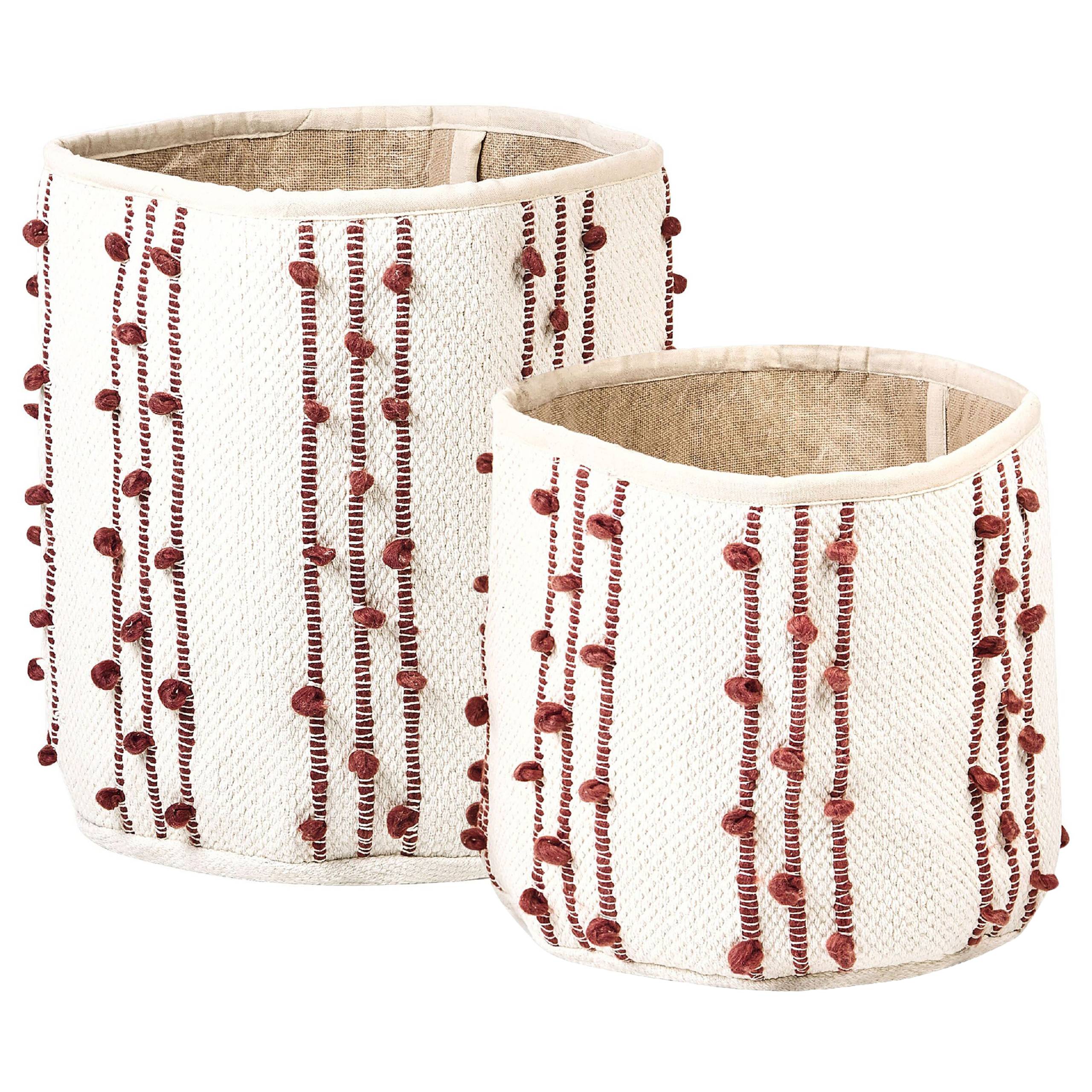 Beliani - Corbeille Coton Beige KHEL - Beliani - Imagen 2