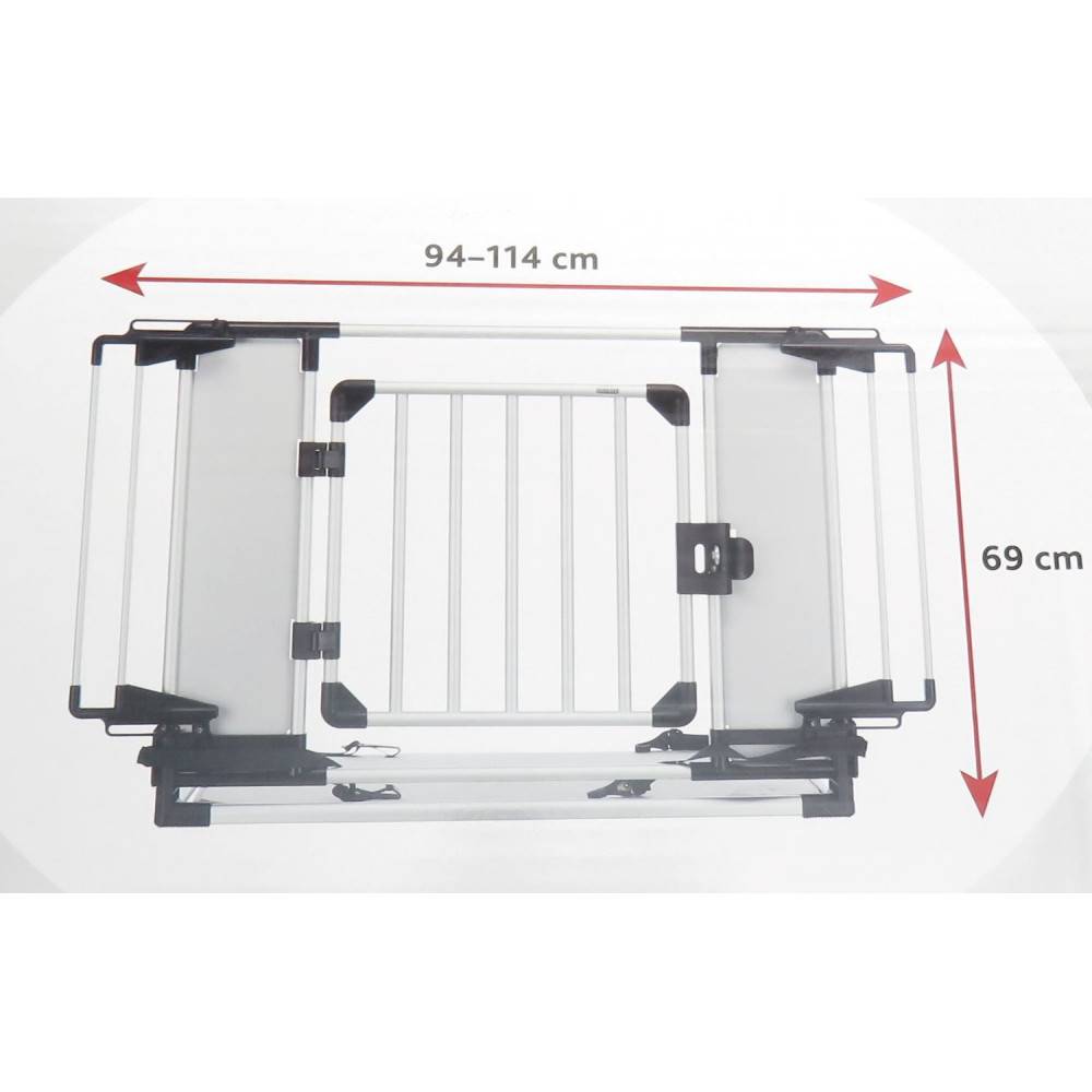 Trixie - Grille arrière universelle pour voiture, pour chien taille 94 à 114 x 69 cm - Imagen 3