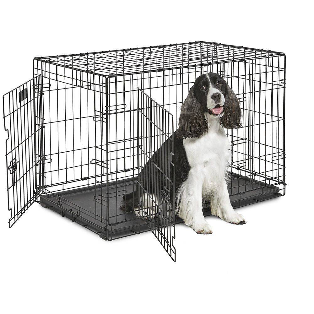 Ferplast - Ferplast Cage de transport pliable pour chiens DOG-INN 90, enclos pour chiots, transport en métal séparation inclus, porte double avec fermeture de - Imagen 3