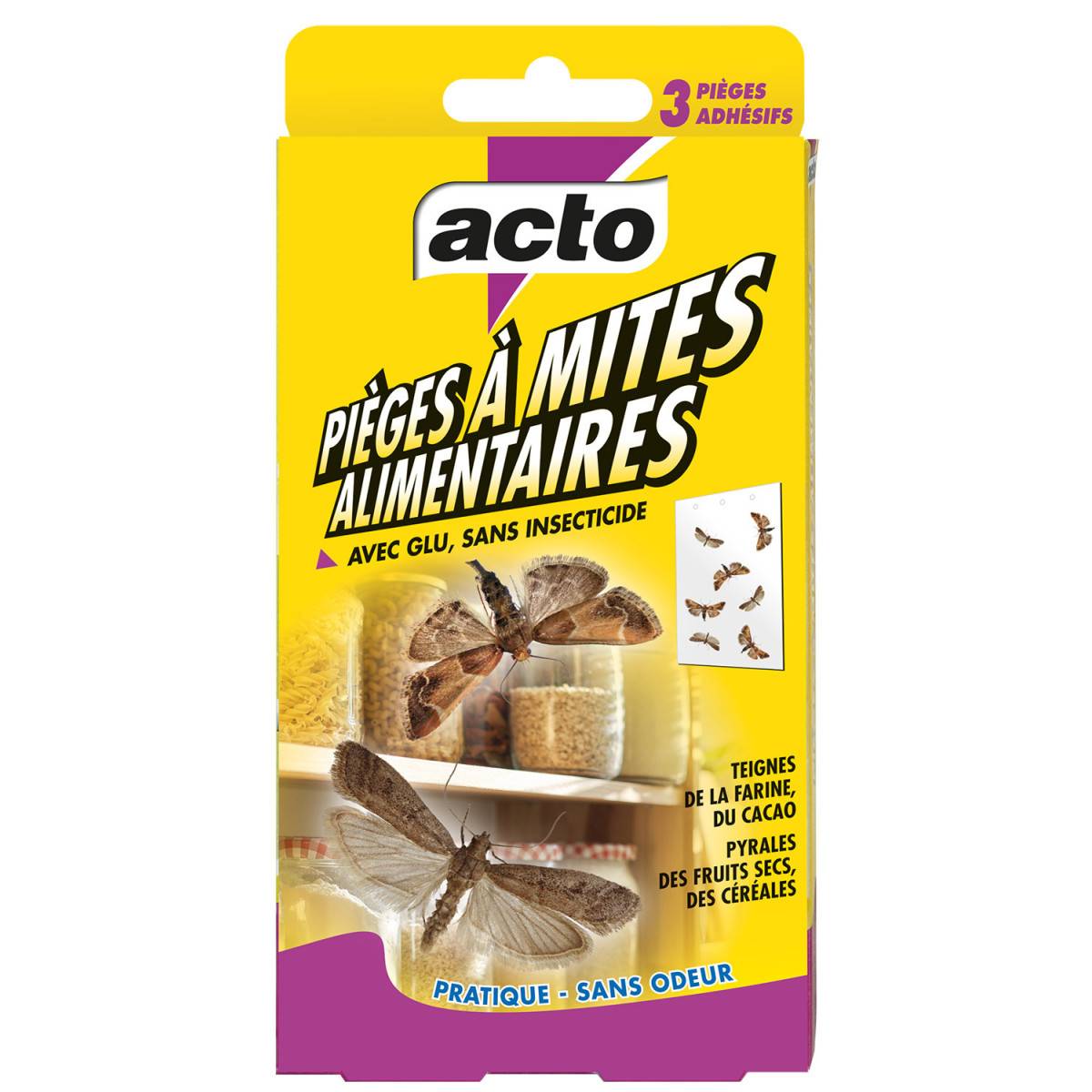 Acto - Pack Anti-Mites Maison ACTO : Mites Alimentaires et Mites Textiles - Image 2