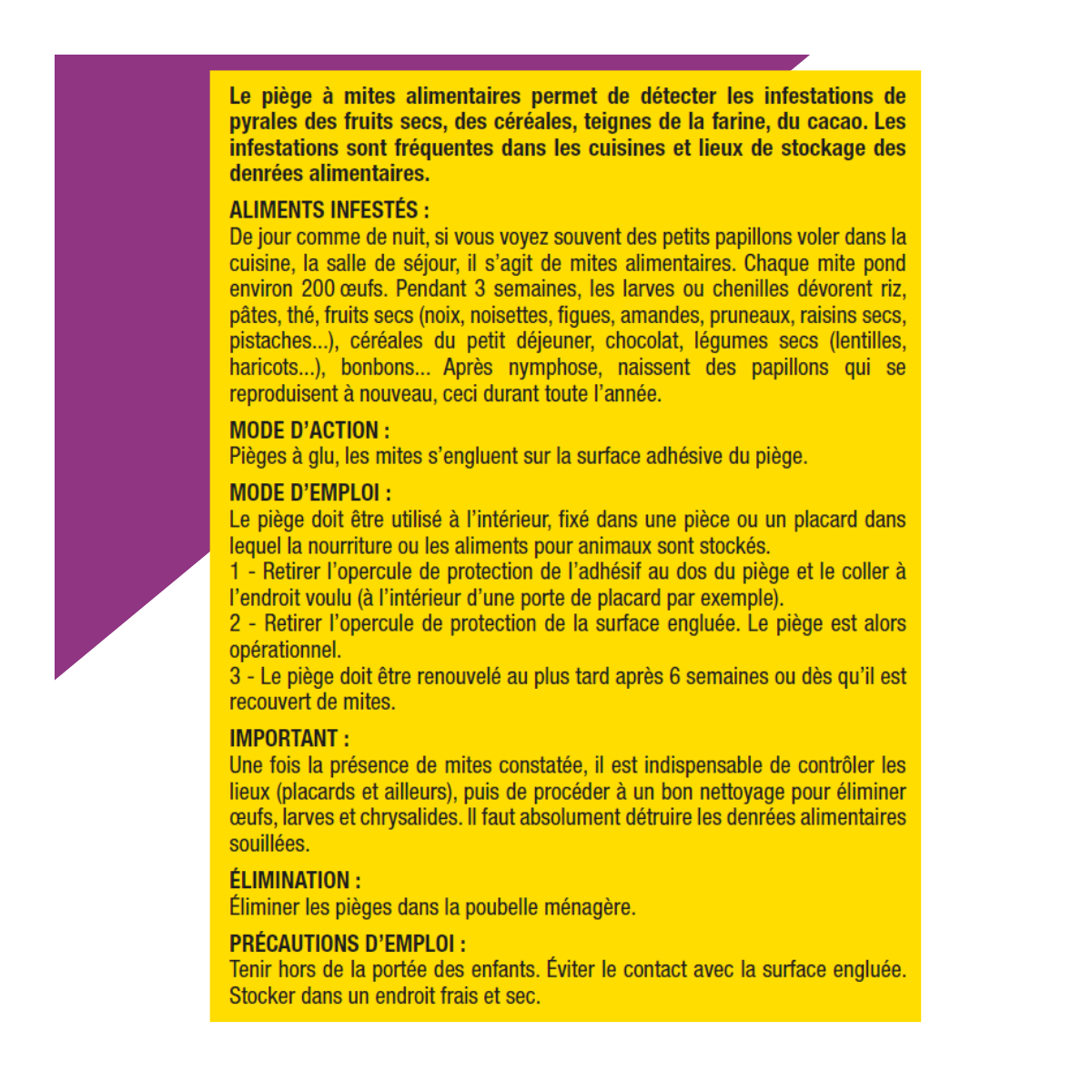 Acto - Pack Anti-Mites Maison ACTO : Mites Alimentaires et Mites Textiles - Image 4