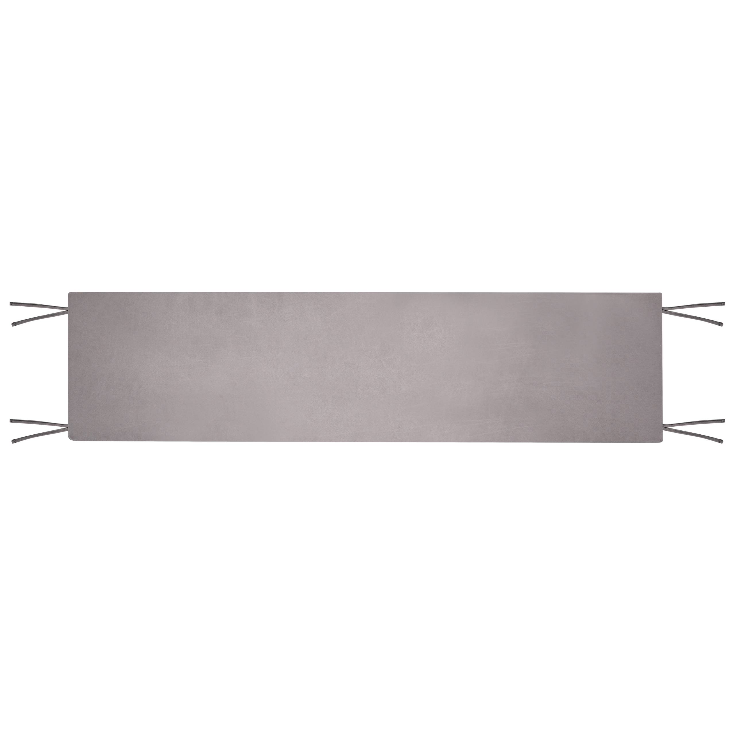 Beliani - Banc, 3 Personnes Bois d'eucalyptus Gris MONSANO - 170x35x45- Beliani - Image 5
