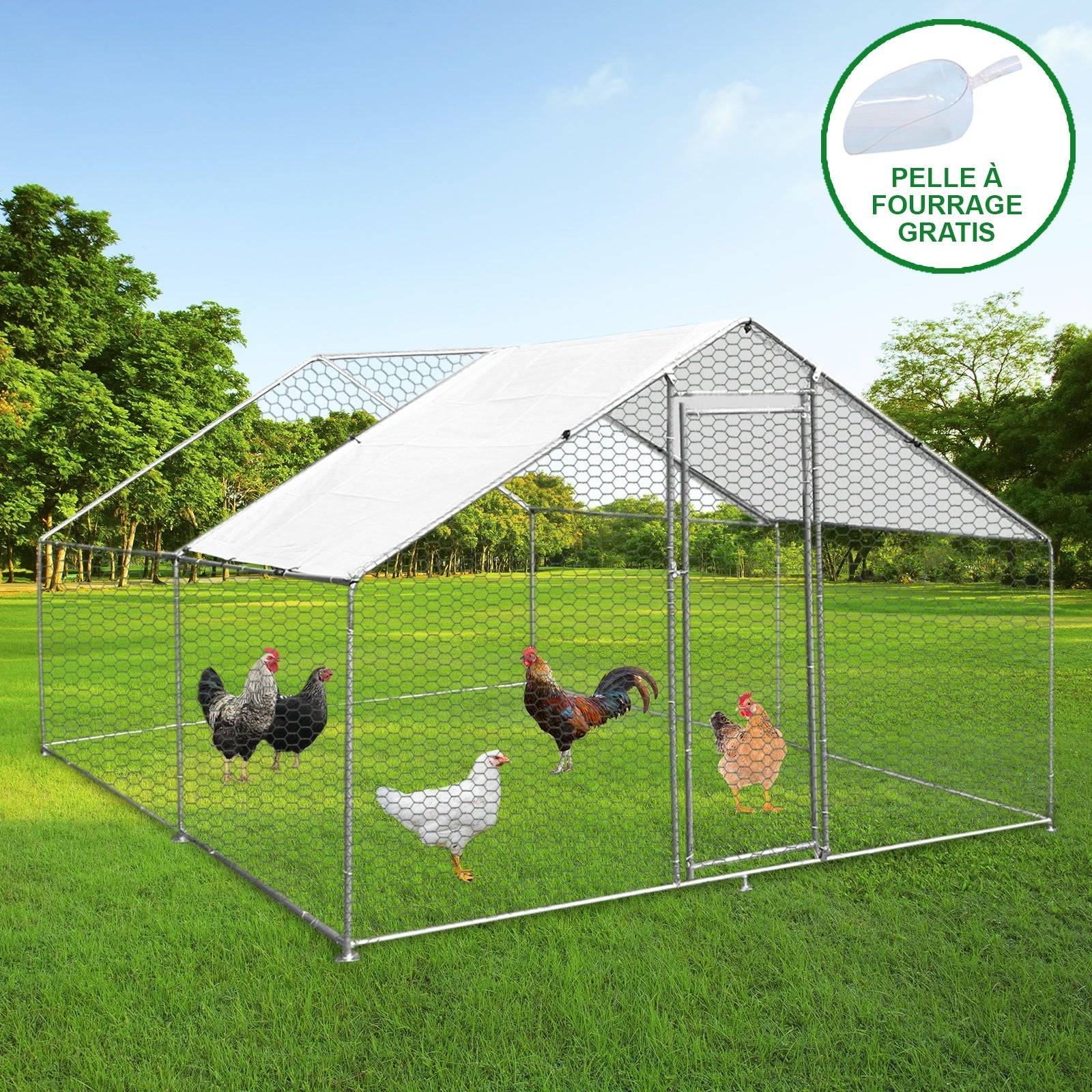 Monstershop - Enclos Poulailler 3m x 4m x 2m - Monstershop - Imagen 2
