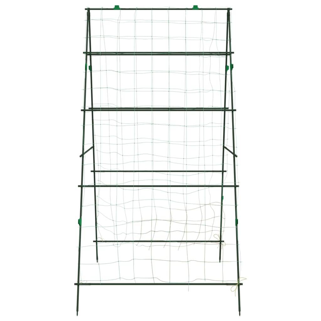 Treillis de jardin acier vert 99 x 90 x 175.5 cm - PANGIVO - Image 5
