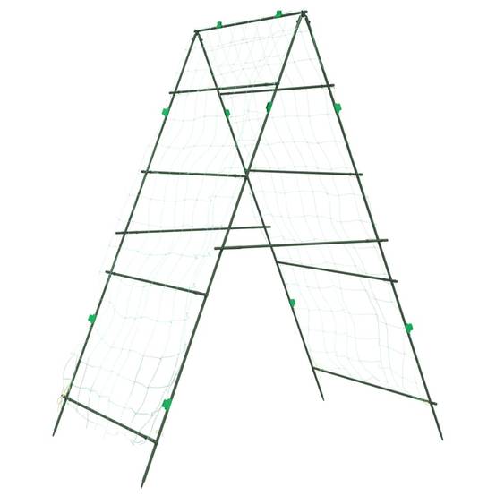 Treillis de jardin acier vert 99 x 90 x 175.5 cm - PANGIVO - Image 6