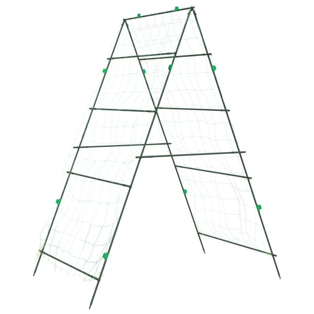 Treillis de jardin acier vert 99 x 90 x 175.5 cm - PANGIVO - Image 6
