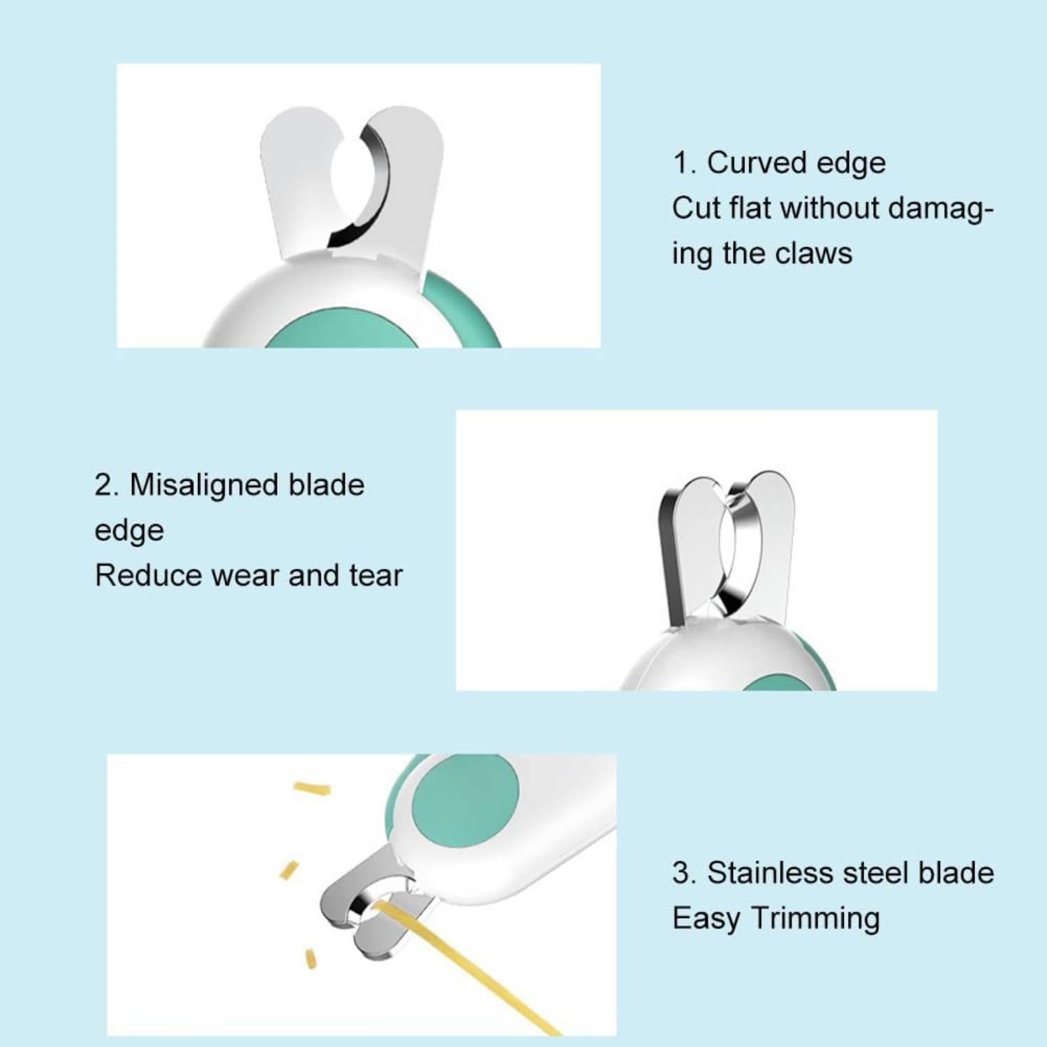 DtopbuyAge - Coupe-Ongles avec Lampe LED Détection Ligne de Sang DtopbuyAge - Image 4