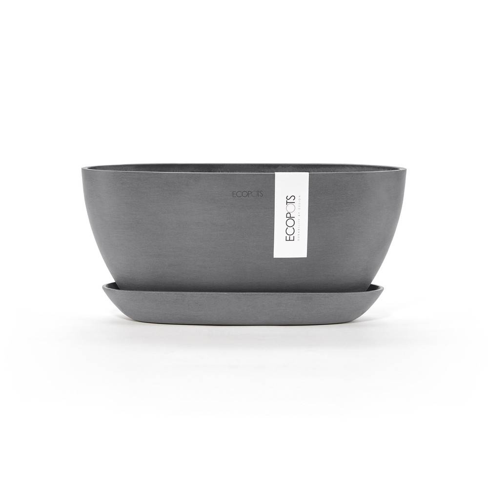 Ecopots - Pot Ovale Sofia 30 + Soucoupe - 30 x 13 x H. 13,9 cm - 2,7 L ECOPOTS - Imagen 4