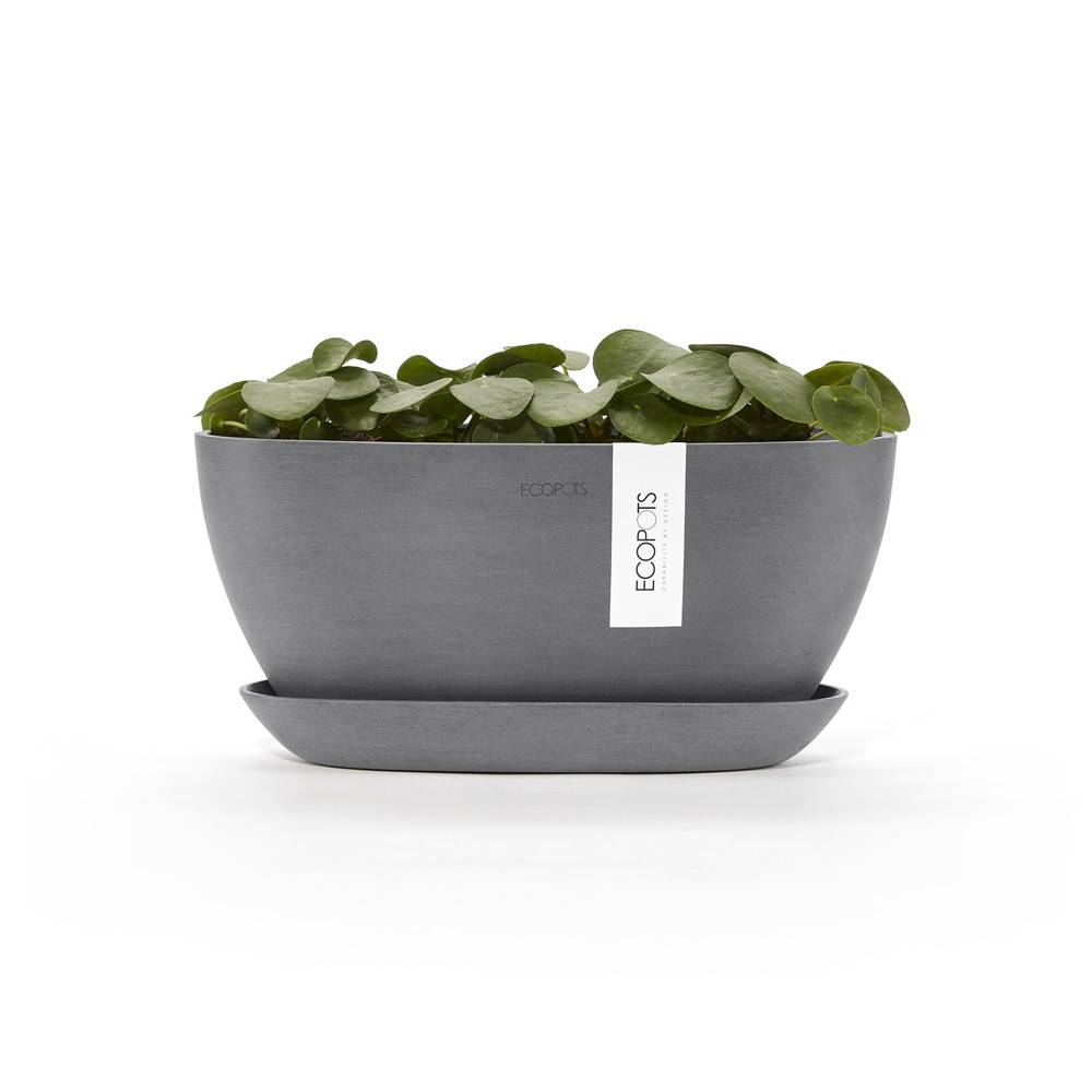 Ecopots - Pot Ovale Sofia 30 + Soucoupe - 30 x 13 x H. 13,9 cm - 2,7 L ECOPOTS - Imagen 3