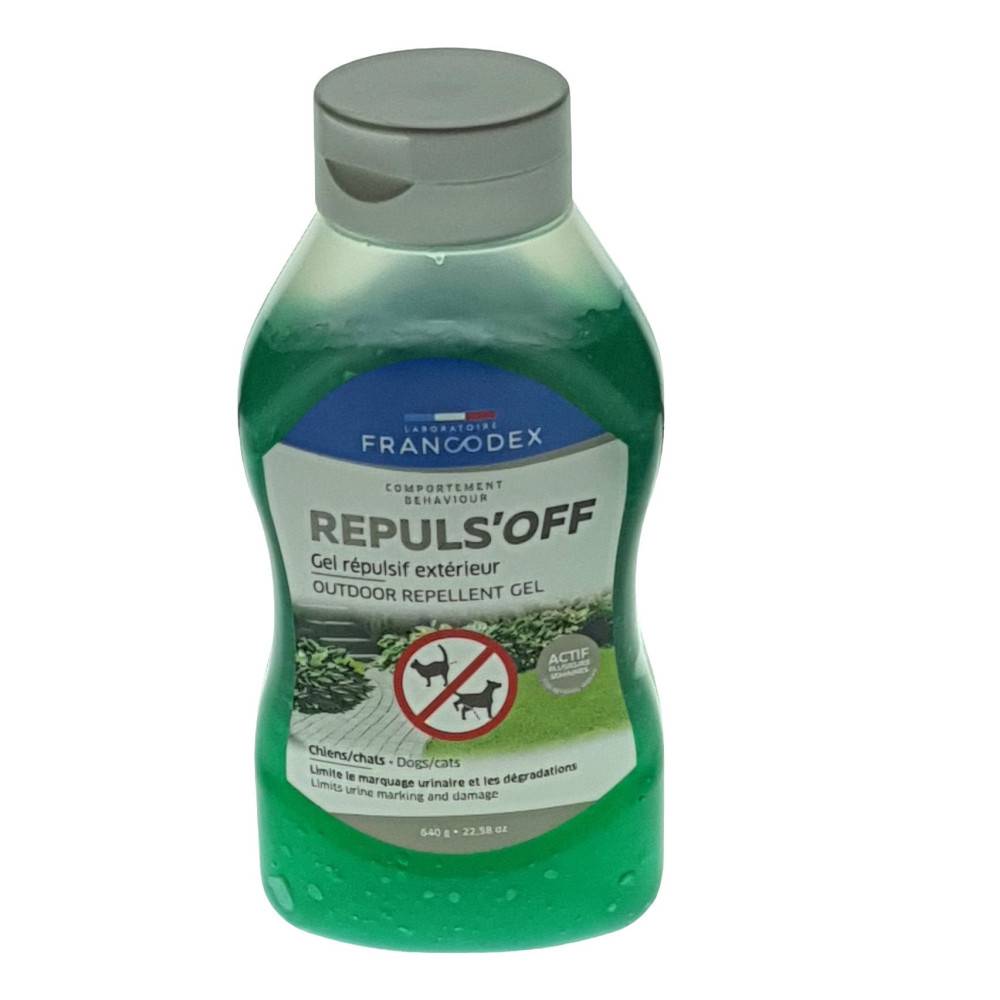 Francodex - Gel répulsif extérieur RÉPULS'OFF 640 g chat et chien - Imagen 3