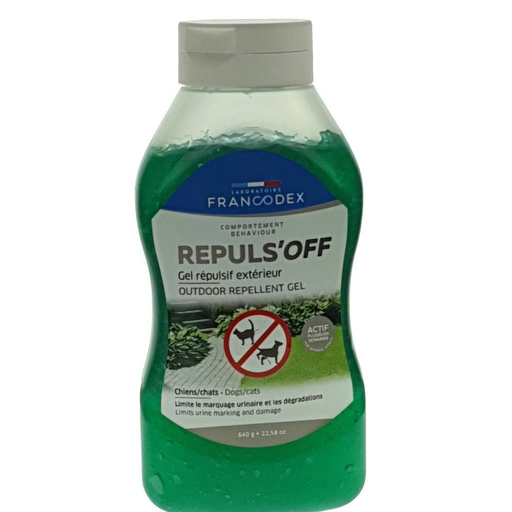 Francodex - Gel répulsif extérieur RÉPULS'OFF 640 g chat et chien - Imagen 1