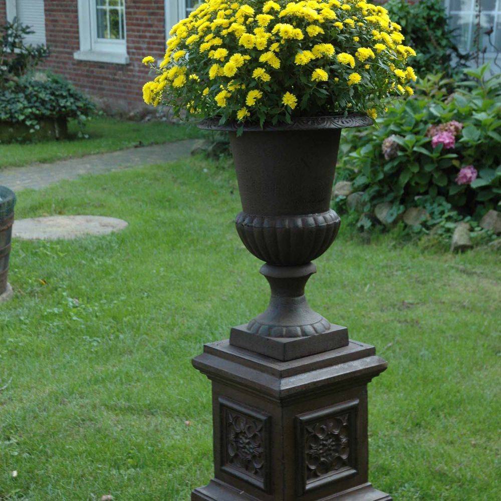 Esschert Design - Vase Médicis en fonte Lot de 3 - Imagen 2