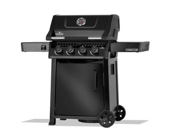 Napoleon - Barbecue gaz Freestyle 425 noir 4 brûleurs avec porte et brûleurs inox + Housse de protection - Napoléon - Image 2