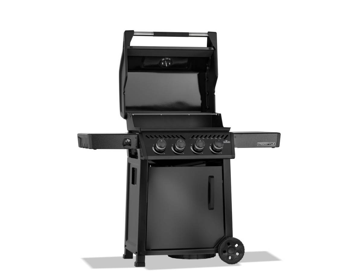 Napoleon - Barbecue gaz Freestyle 425 noir 4 brûleurs avec porte et brûleurs inox + Housse de protection - Napoléon - Image 8