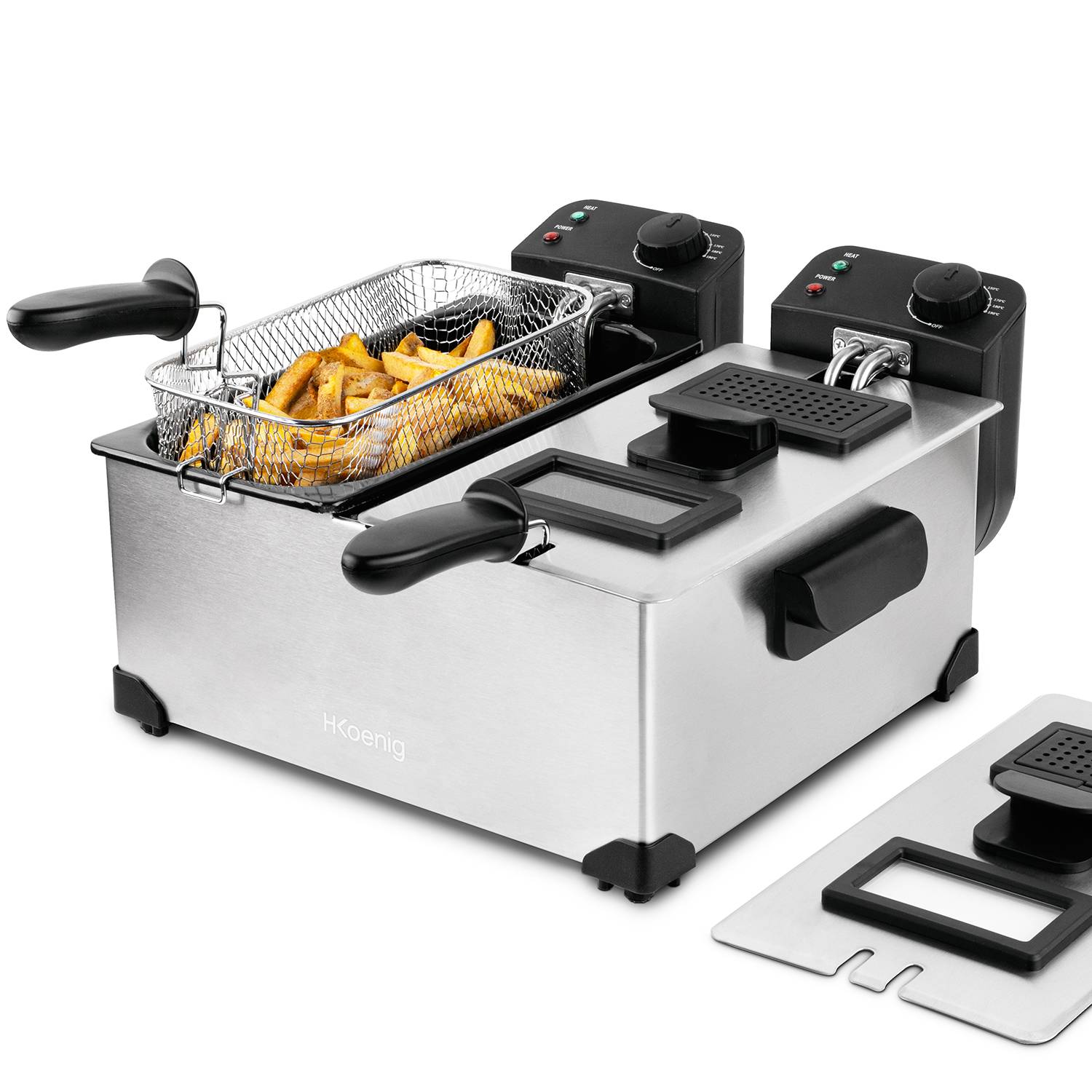 H.Koenig - Friteuse double bac - DFX600 H.Koenig - Imagen 1