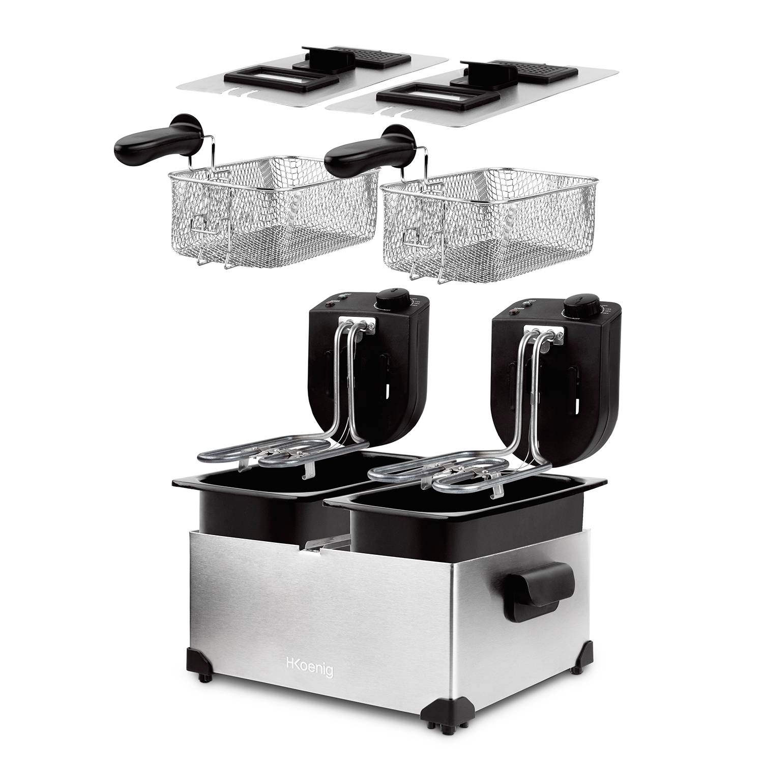 H.Koenig - Friteuse double bac - DFX600 H.Koenig - Imagen 4