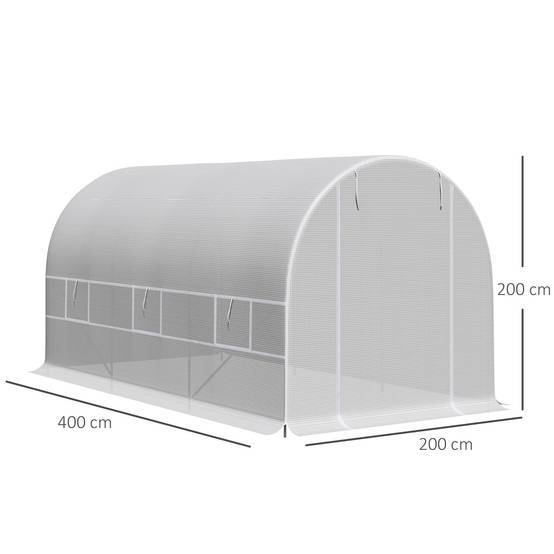Serre tunnel de jardin en PE pour culture protection anti-UV ...
