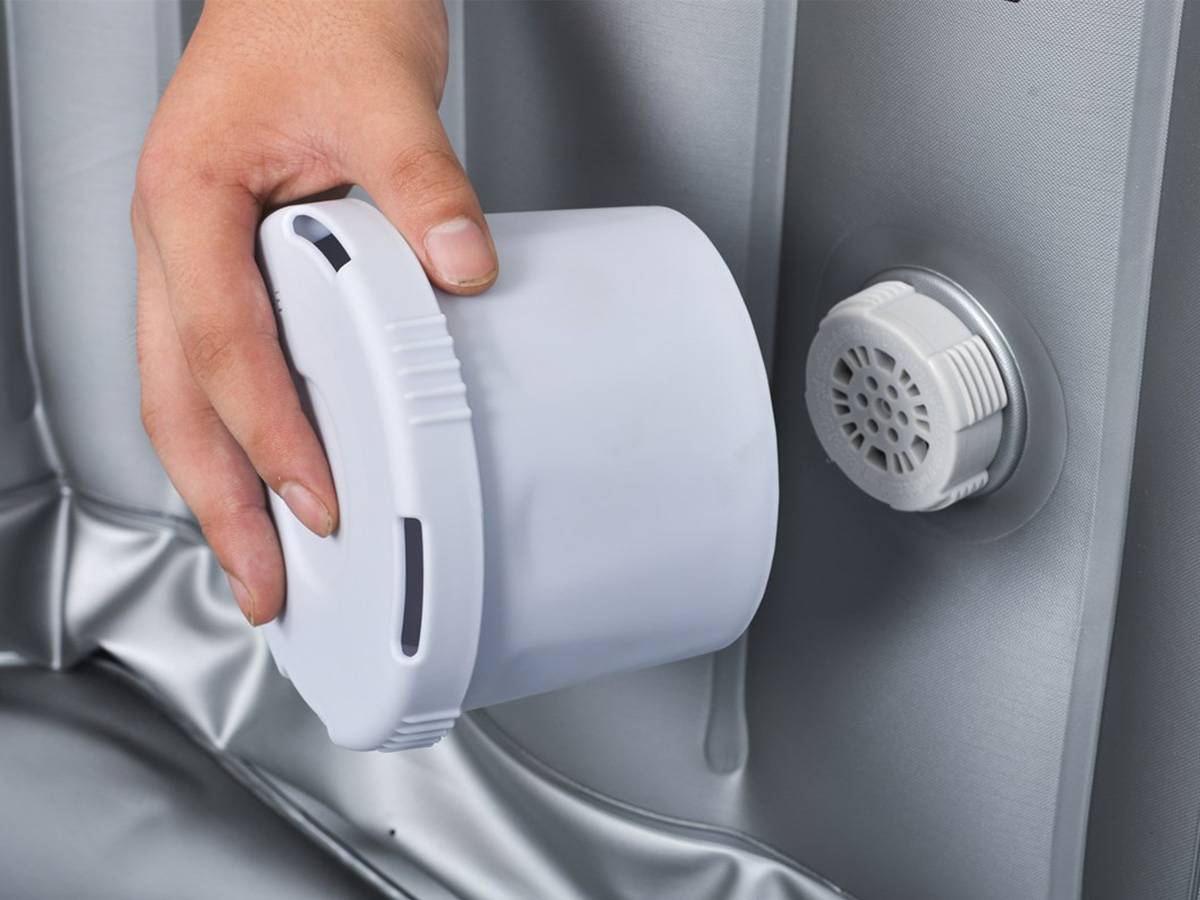 Netspa - Spa gonflable Caïman carré Bulles 4 places - Netspa - Imagen 9