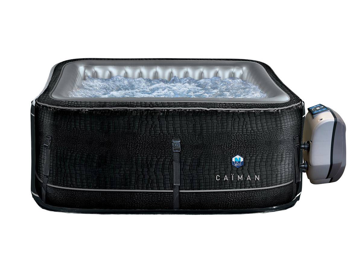Netspa - Spa gonflable Caïman carré Bulles 4 places - Netspa - Imagen 2