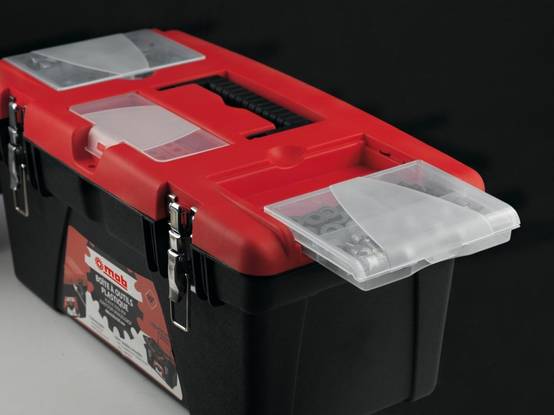 Boîte à outils plastique garnie 25 pièces - MOB - Image 2