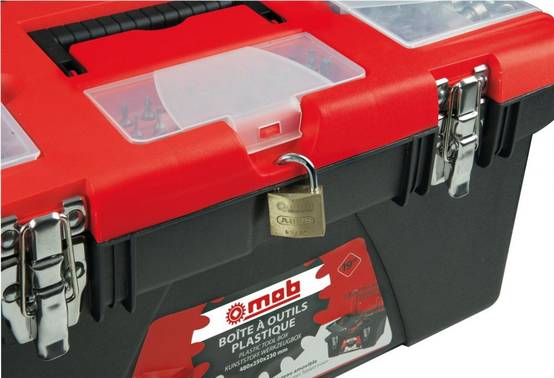 Boîte à outils plastique garnie 25 pièces - MOB - Image 3