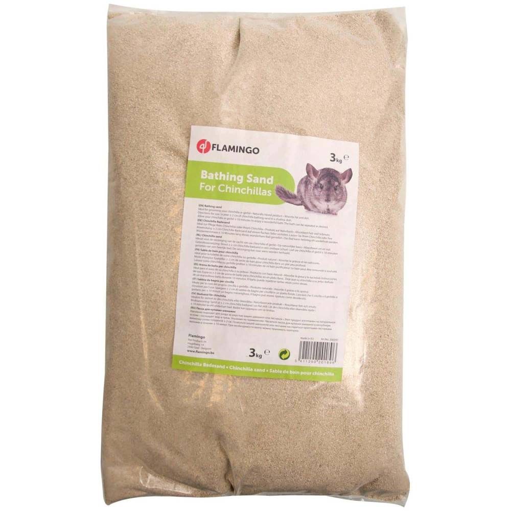 Sable de bain pour chinchilla 3 kg. - Imagen 1